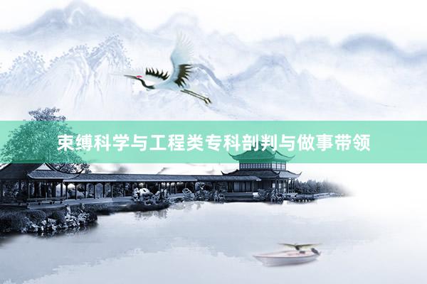 束缚科学与工程类专科剖判与做事带领